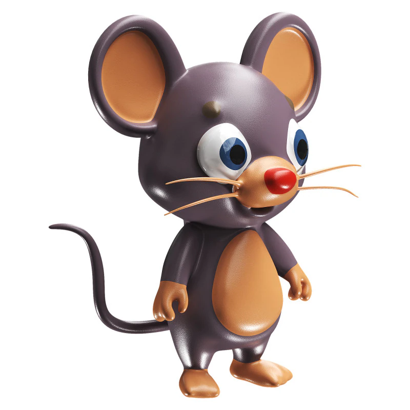 Mouse 3D Model .c4d .max .obj .3ds .fbx .stl .blend