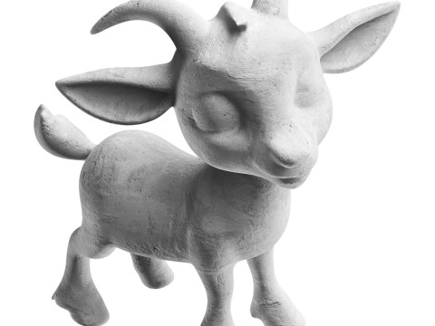 Goat Statues 3D Модель
