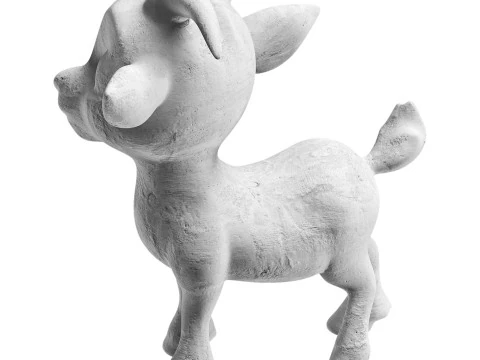 Statue di capra Modello 3D