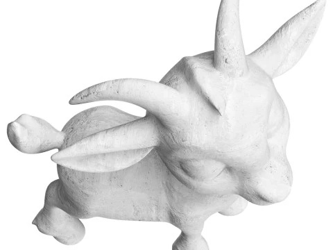 Statue di capra Modello 3D