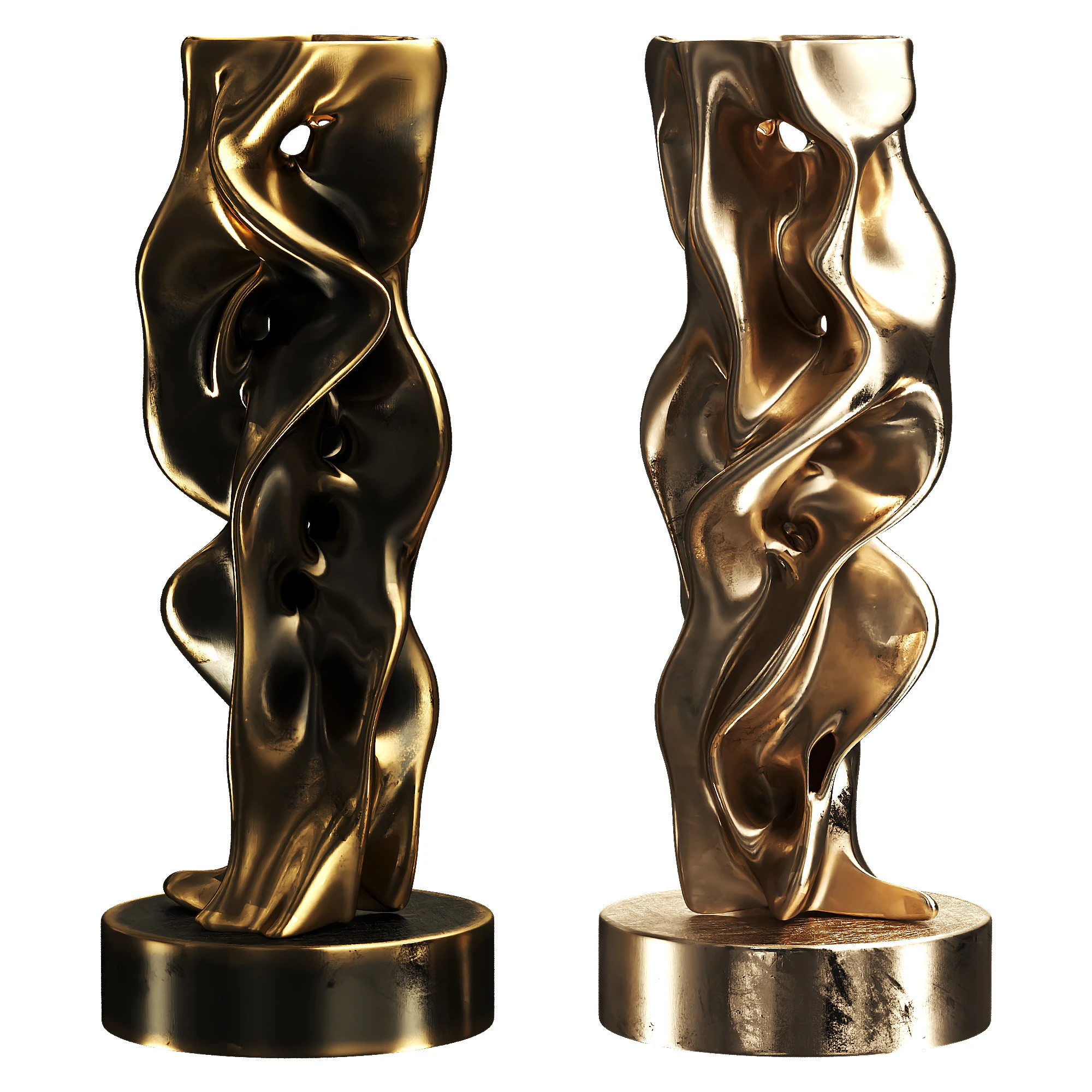 Abstract Sculpture 3D Model .c4d .max .obj .3ds .fbx .stl .blend 