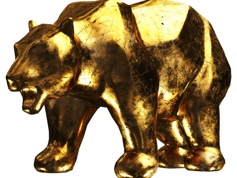 Bear Sculpture 3D Model