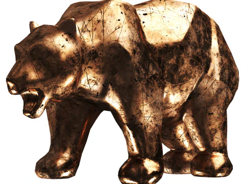 Bear Sculpture 3D Model
