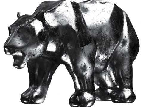 Bear Sculpture 3D Model