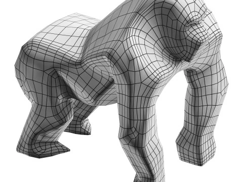 Gorilla 3D Model