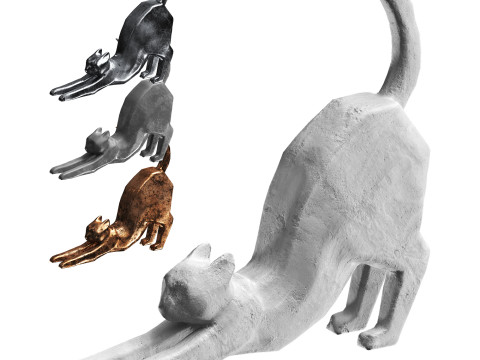 Cat Sculpture 3Dモデル