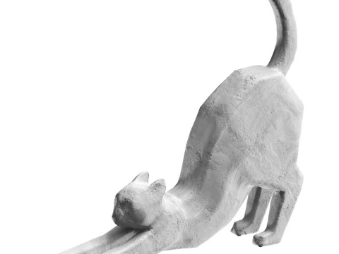 Cat Sculpture 3D Model