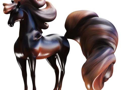 Horse statue 3D Model
