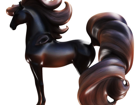 Horse statue 3D 모델