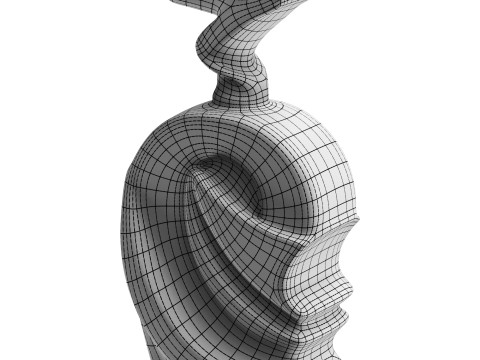 Abstract Sculpture 3D मॉडल