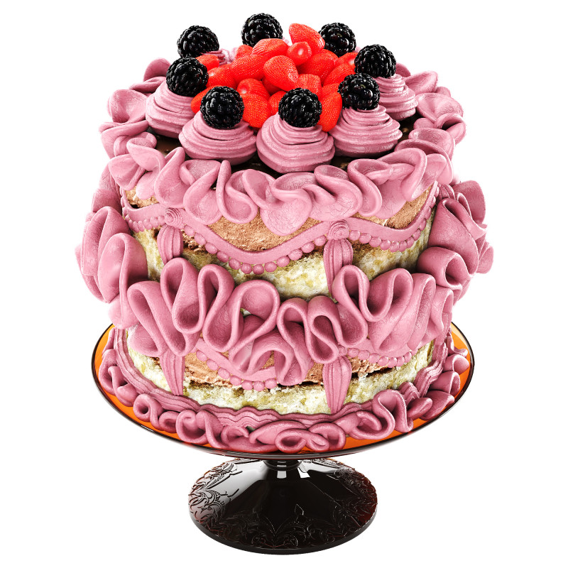 Cake Model 3D .c4d .max .obj .3ds .fbx .stl .blend 