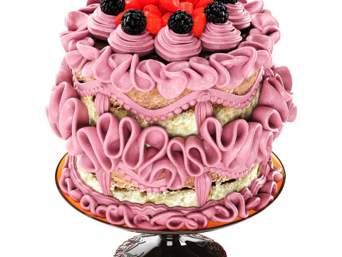 Cake 3D 모델