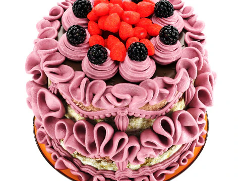 केक 3D मॉडल