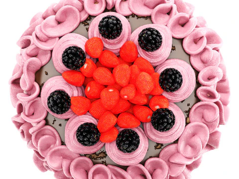 केक 3D मॉडल