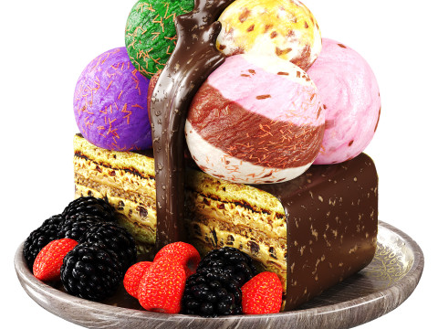 Cake 3D Модель