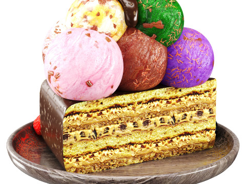 Cake 3D Модель