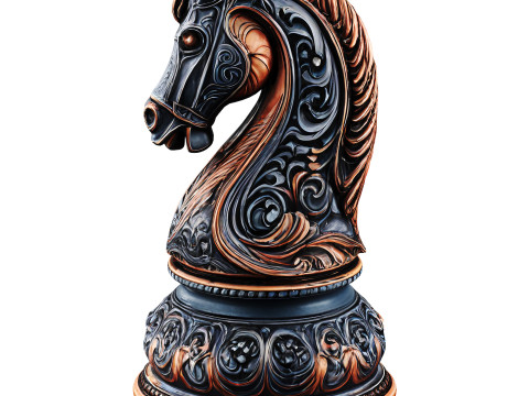 Horse chess 3D 모델