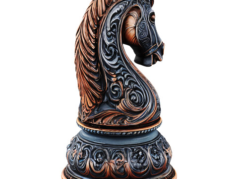 Horse chess 3D 모델