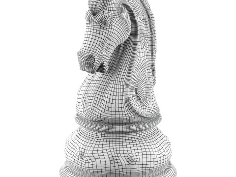 Horse chess 3D 모델