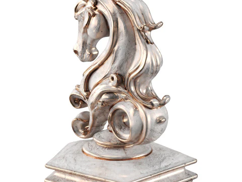 Estatua del caballo Modelo 3D