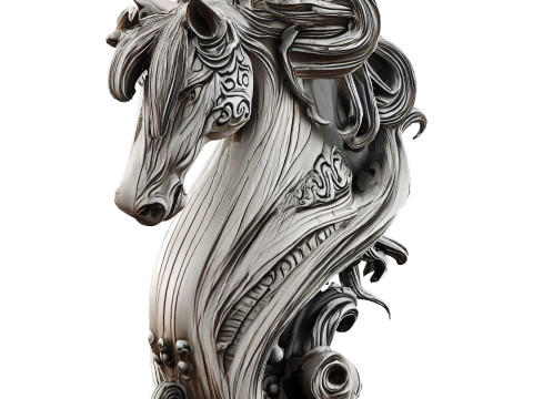 Horse statue 3D Model