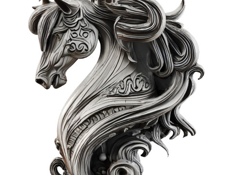 Horse statue 3D Model