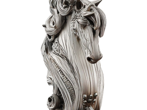 Horse statue 3D Model