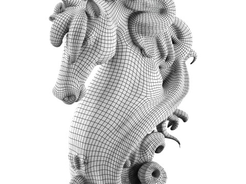 Horse statue 3D Model