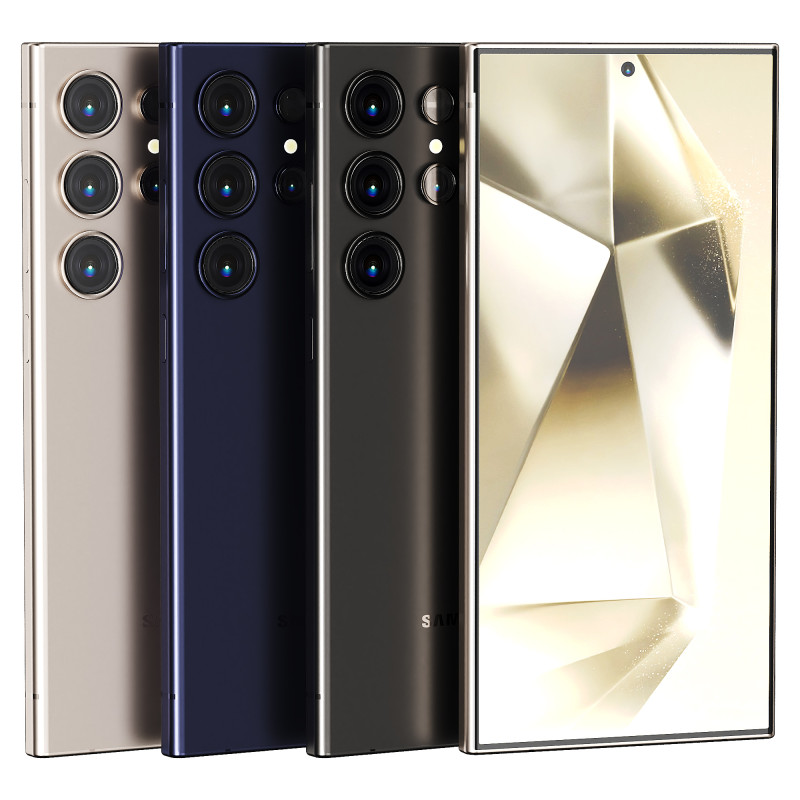Galaxy S24 Ultra 3D Model .c4d .max .obj .3ds .fbx .stl .blend