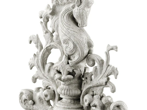 Horse art statue 3D Model