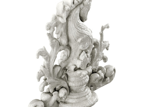 Horse art statue 3D Model