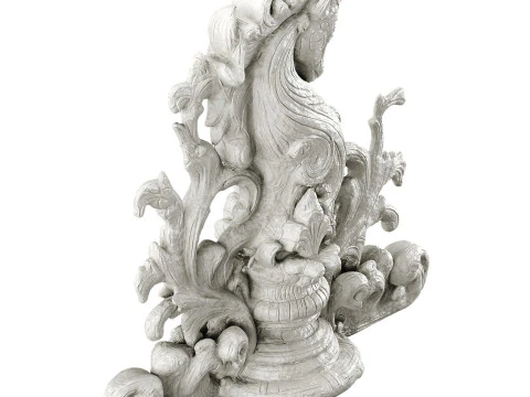Horse art statue 3D Model