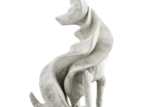 Dog Statue 3D Model