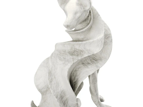 Dog Statue 3D Model