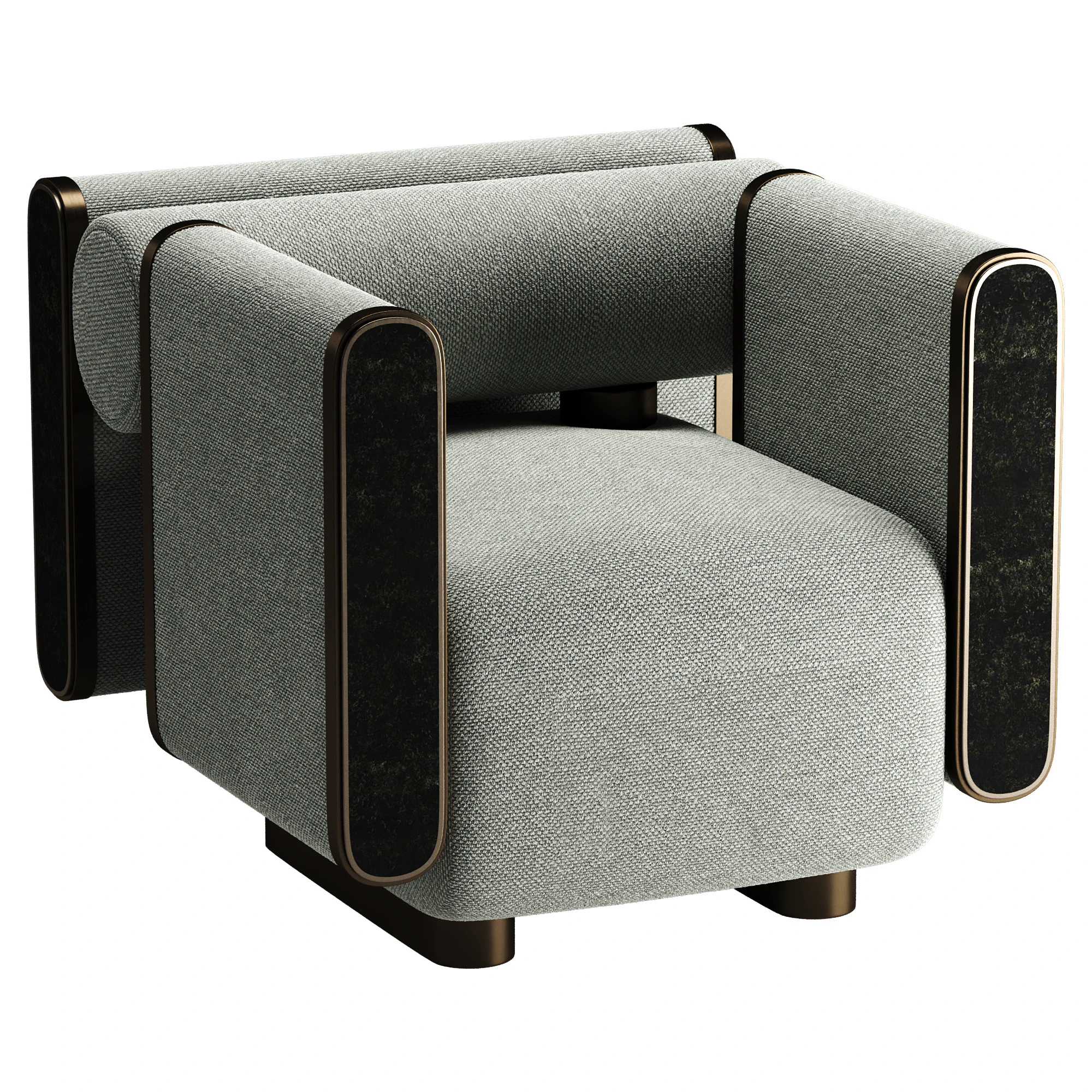 Automat Armchair 3D Model .c4d .max .obj .3ds .fbx .stl .blend 