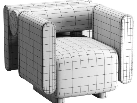 Automat Armchair 3D 模型