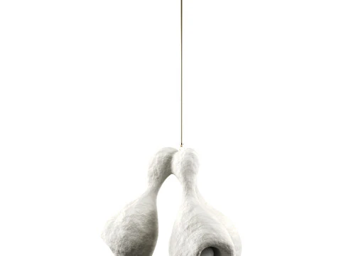 Unique hanging illuminated sculpture 3D Model