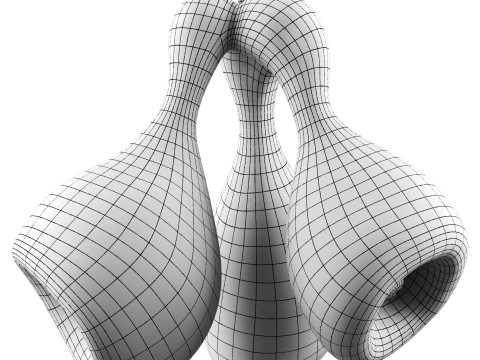 Unique hanging illuminated sculpture Modelo 3D
