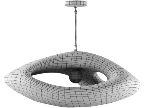 Fertility Form illuminated sculpture Model 3D