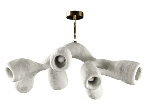 Scultura illuminata Fertility Form Modello 3D