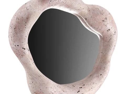 Sculptural wall mirror 3D Model