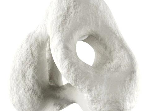 Vruchtbaarheid Vorm verlichte sculptuur 3D Model