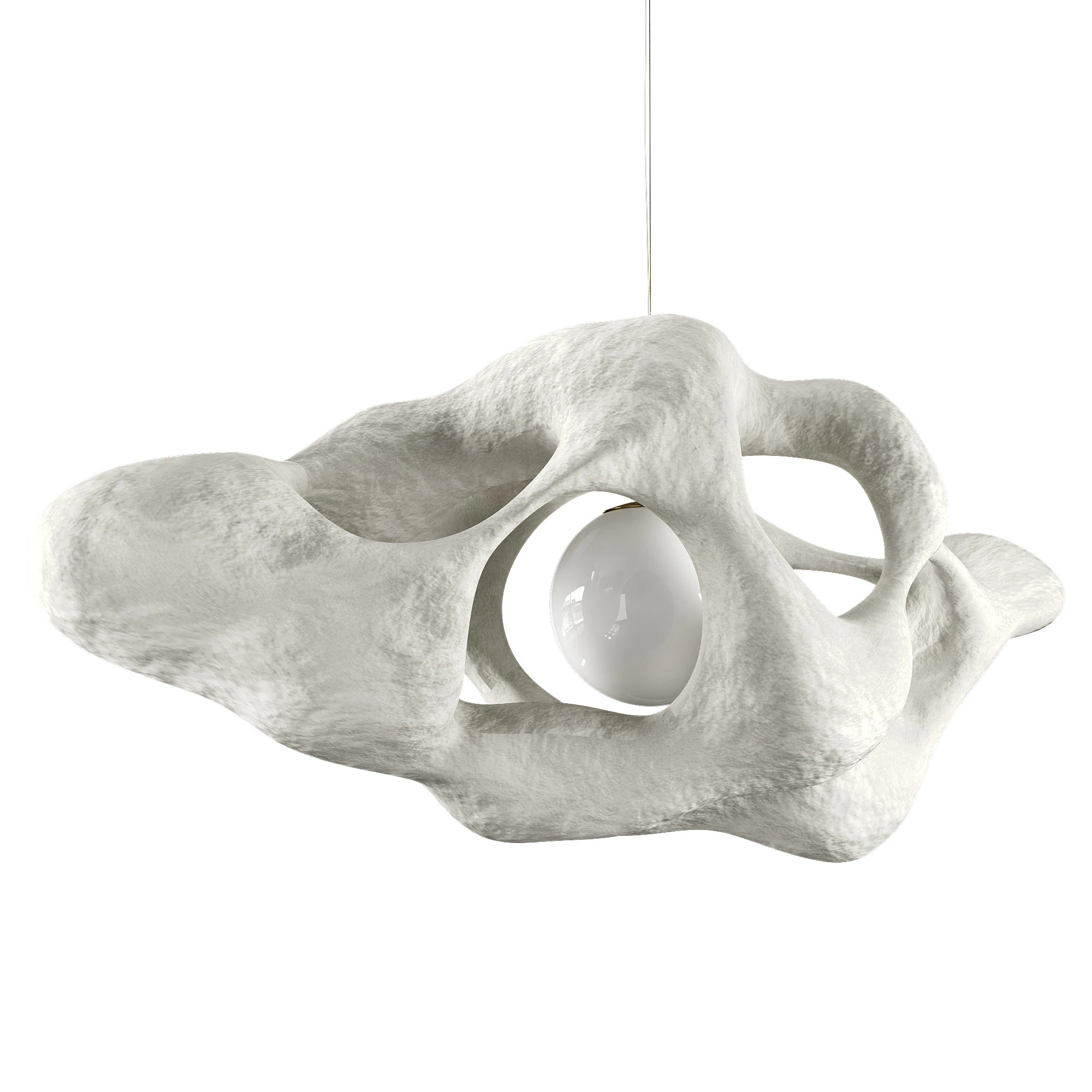 Horizontal Amobius illuminated sculpture 3D Model .c4d .max .obj .3ds .fbx .stl .blend 