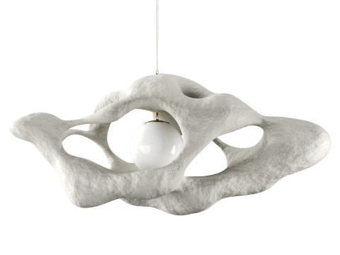 Horizontal Amobius illuminated sculpture Model 3D