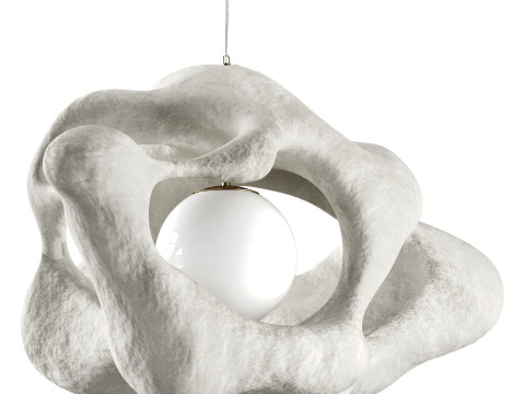 Horizontal Amobius illuminated sculpture Model 3D