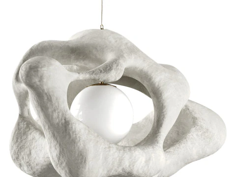 Horizontal Amobius illuminated sculpture 3D Model