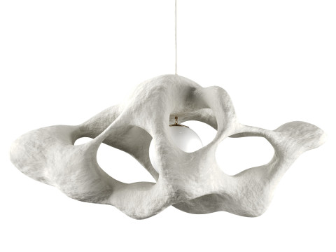 Horizontal Amobius illuminated sculpture Model 3D
