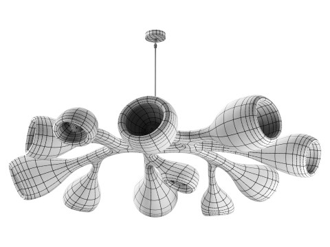 Fertility Form illuminated sculpture 3D-Modell