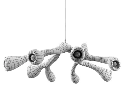 Fertility Form illuminated sculpture 3D Model