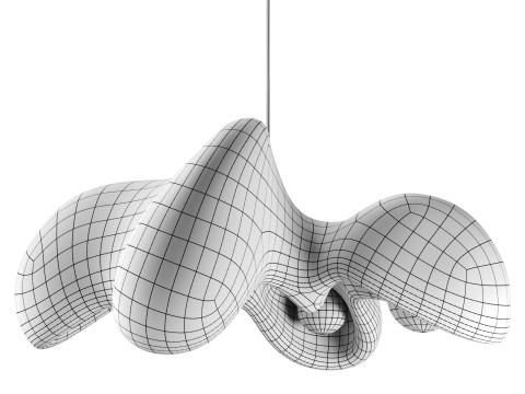 Ovorepository illuminated sculpture 3D Model